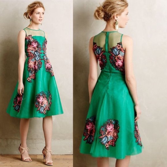 Anthropologie Dresses & Skirts - Anthropologie Sachin Babi Coral Tree Dress NWOT